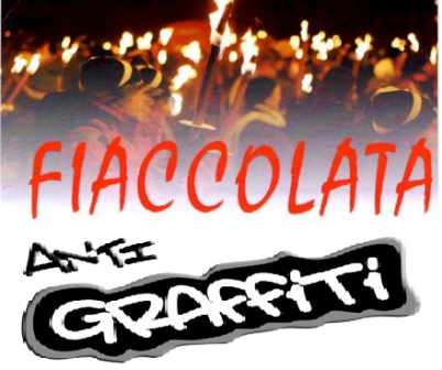 FIACCOLATA CONTRO I GRAFFITI SUI MONUMENTI